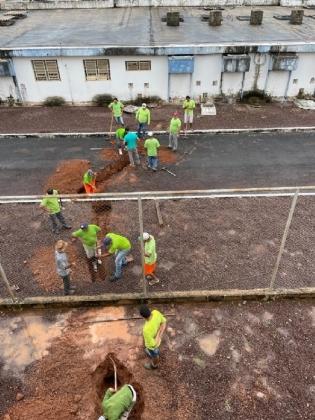 Túnel foi cavado de ala até parte exterior da prisão