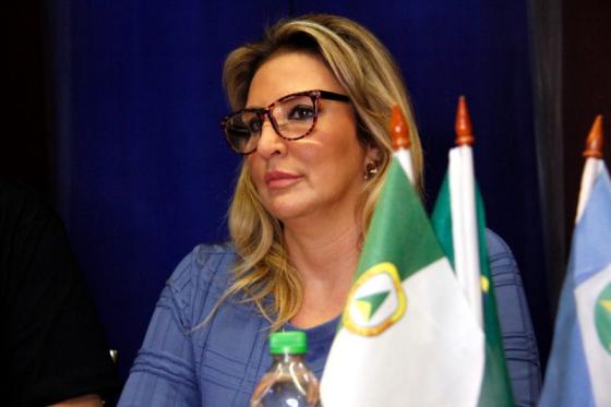 O nome a ser lançado seria o da primeira-dama de Cuiabá, Márcia Pinheiro (PV)