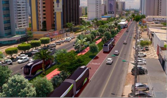 BRT terá linha entre Terminal André Maggi, em Várzea Grande, e Terminal do CPA I, em Cuiabá