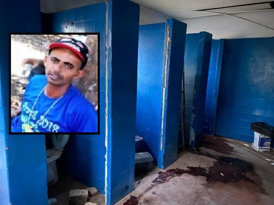 Corpo foi encontrado dentro do banheiro de um posto de combustível abandonado