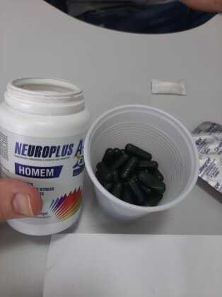Droga estava em capsulas de suplementos vitamínicos.