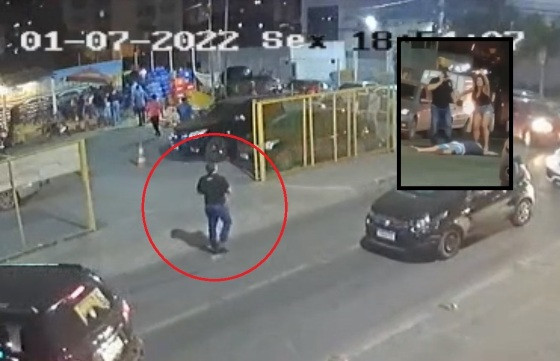 Novos vídeos mostram confusão que resultou em morte de policial e Paccola ao lado do corpo 