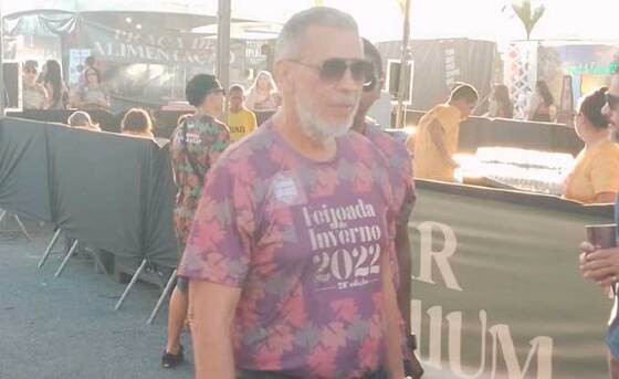 Ele participou do evento no sábado