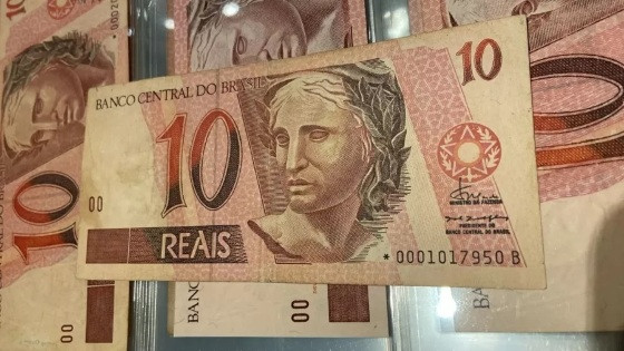 Notas raras: Cédula de R$ 10 com asterisco pode valer até R$ 4.000
