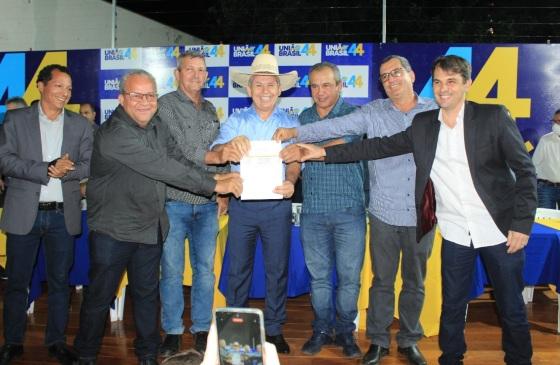 Mauro Mendes e prefeitos do Vale do Juruena