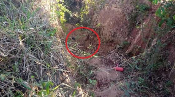 Corpo estava em uma cova rasa próximo ao Rio Verde