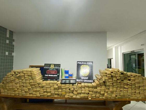 Droga é avaliada em aproximadamente R$ 1 milhão