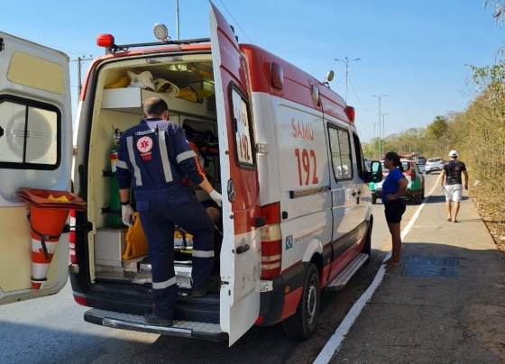 Uma equipe do Samu compareceu ao local e constatou o óbito de Rafael Sanromã Lauande, 35 anos