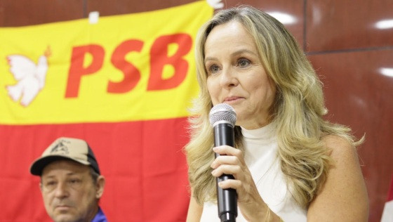 Médica Natasha Slhessarenho (PSB) não vai disputar nenhum cargo nestas eleições.
