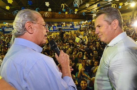 Governador de Mato Grosso desconsidera projeto de correligionário ao Palácio Paiaguás e avisa que União Brasil (UB) decidirá candidatura 'voto a voto' em convenção estadual.