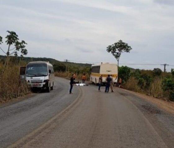 O acidente foi registrado por volta das 12h de terça-feira (09), em Nobres