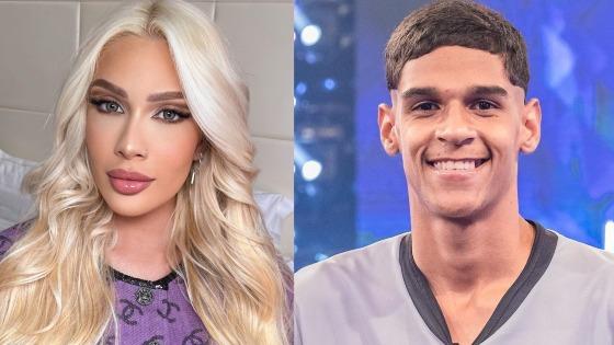 Karoline Lima mostra encontro com Luva de Pedreiro