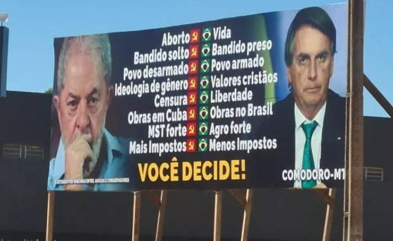 Lula da Silva é representado bandeira da antiga União Soviética