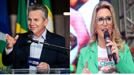 Mauro Mendes e Márcia Pinheiro foram adversários nas eleições deste ano ao governo