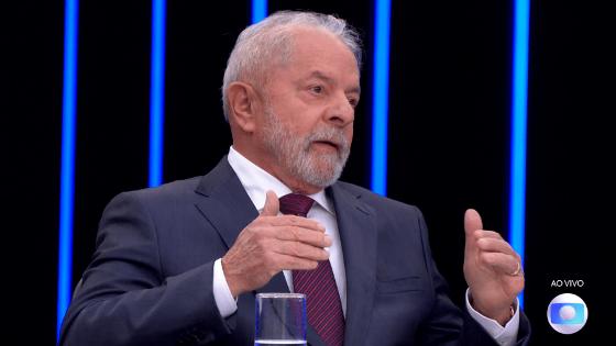 Lula durante entrevista ao JN