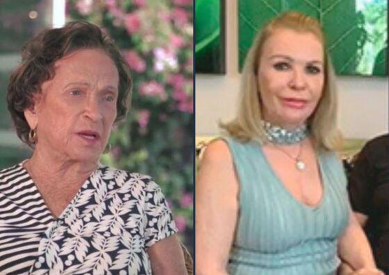 Mãe, Lucia Borges Maggie a irmã Marli Maggi Pissollo 
