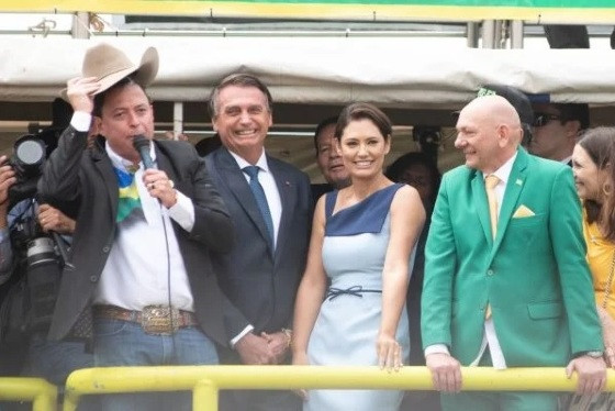Cuiabano Lima estava ao lado de Bolsonaro no 7 de Setembro em Brasília