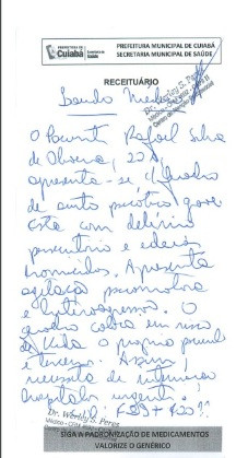 Laudo M&eacute;dico Assassinato em Confresa