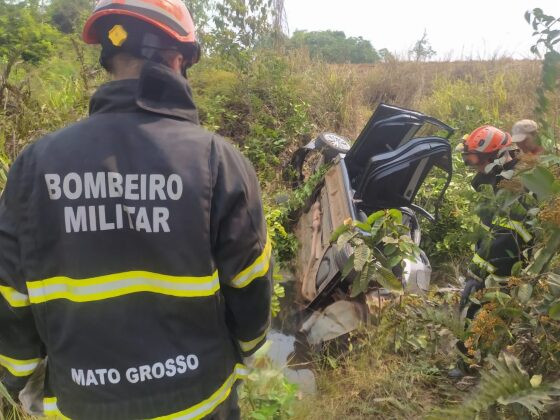 O acidente foi registrado na tarde de domingo (18), em Sinop
