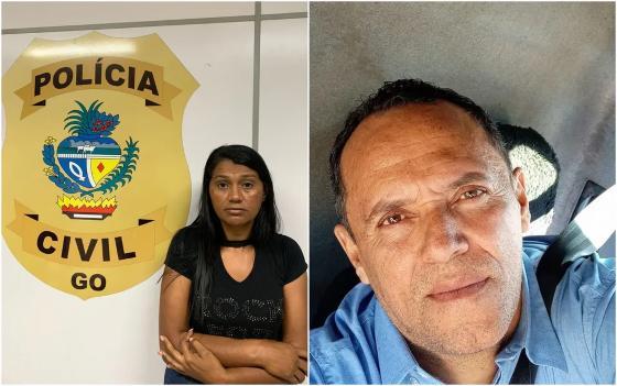 Sueli e o marido José Maria Vieira de Oliveira