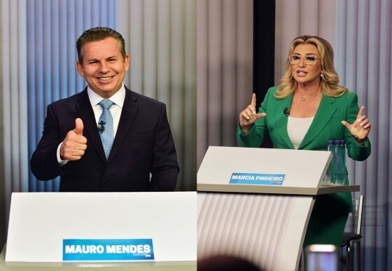 Mauro Mendes e Márcia Pinheiro disputam o Governo do Estado