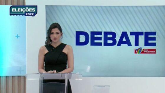Ane Barreto, mediadora do debate da TV Jornal.
