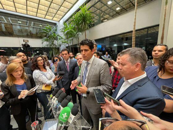 Ministro Bruno Dantas parabenizou o governador Mauro Mendes pela solução encontrada na BR-163