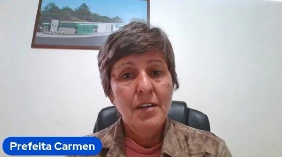 "Desgosto e vergonha", diz prefeita Carmen Martines sobre eleição de Lula. 