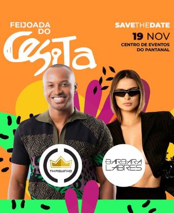 O evento será realizado no dia 19 de novembro, no Centro de Eventos Pantanal, em Cuiabá.