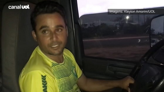 Caminhoneiro de MT em Brasília 