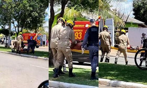 O duplo crime foi registrado por volta das 09h40, na residência localizada na Avenida dos Pavões