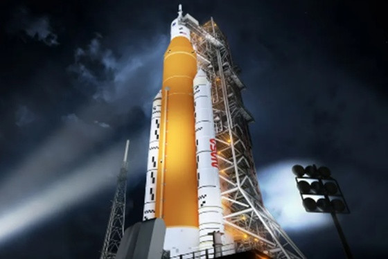A missão Artemis, para a Lua, vai usar o foguete SLS