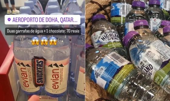 Preço da água em Doha, sede da Copa do Mundo