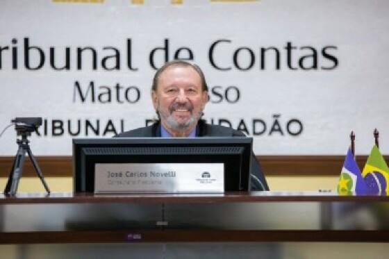 O presidente do Tribunal de Contas de Mato Grosso (TCE-MT), conselheiro José Carlos Novelli
