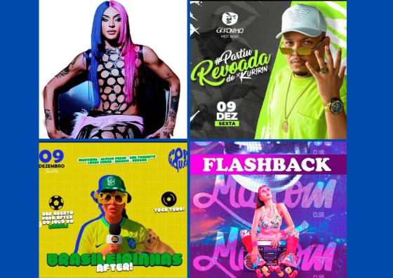 Confira as programações do fim de semana