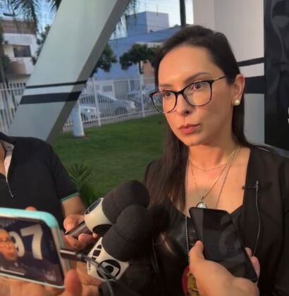 Delegada Ana Caroline Lacerda Terra é responsável por investigar feminicídio da professora Valerie Angelita Petronetto Gonçalves, 48 anos, ocorrido em Lucas do Rio Verde