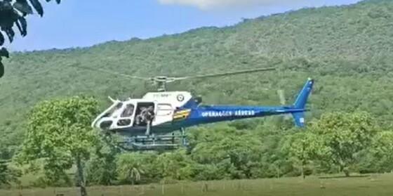 As Forças de Segurança do município atuam na busca pela aeronave