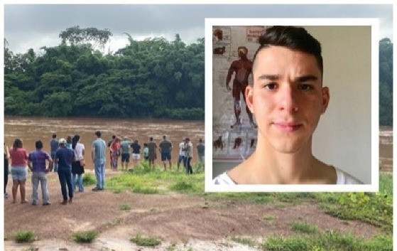 Hugo Arantes Bilego se afogou no Rio Garças na sexta-feira (13)