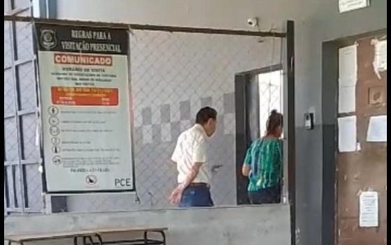 Deputado visitou filho na PCE nessa sexta-feira