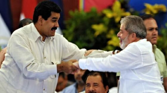 Ditador venezuelano e Lula se encontram na Argentina