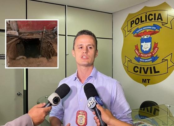Segundo delegado Frederico Murta, da GCCO, estrutura ficou aquém do esperado pelos criminosos e escavadores poderiam morrer soterrados.