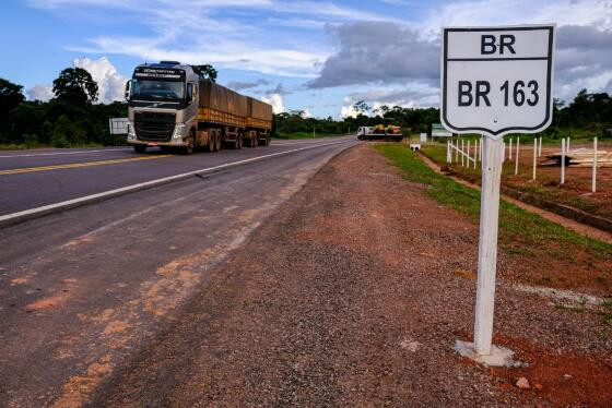 Mato Grosso se tornou referência por transferir o controle da BR-163 para o Estado