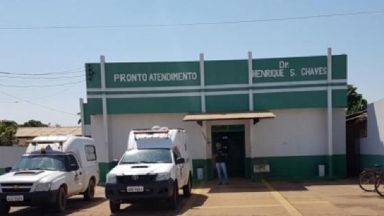 Vítima foi levada para o Hospital Dr° Henrique S. Chaves