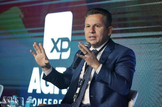 Mauro Mendes participou do painel "Infraestrutura, Logística e Trading do Agro"
