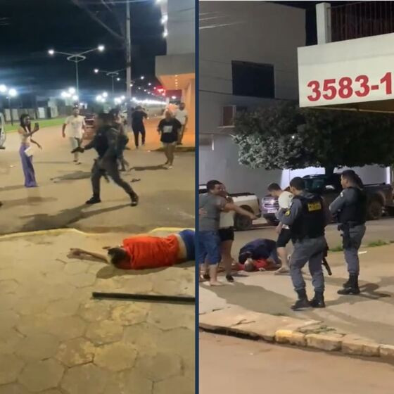 Homem foi atingido por pelos menos três tiros efetuados pela Polícia Militar.
