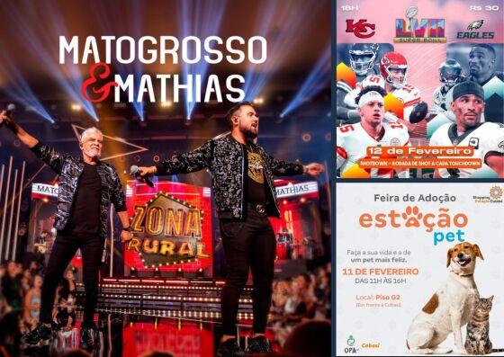 Os eventos seguem por todo o fim de semana. 