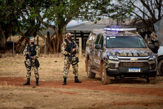 Bandido morreu ao reagir à abordagem da Patrulha Rural da PM