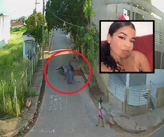 Emily Bispo da Cruz, 20 anos, foi brutalmente assassinada com golpes na faca na frente do filho, na manhã desta quinta-feira.