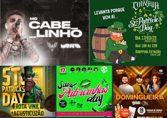 De feira de adoção de animais a eventos em homenagem ao Saint Patrick"s Day, Cuiabá vai bombar. 