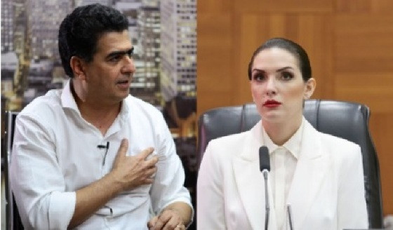 Emanuel Pinheiro e Janaína Riva